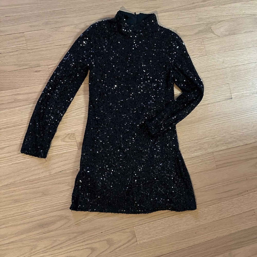 GB Girls Sequin Black Dress
